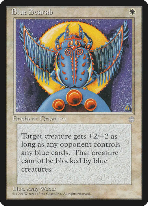 Blue Scarab [Ice Age] - MTG Single