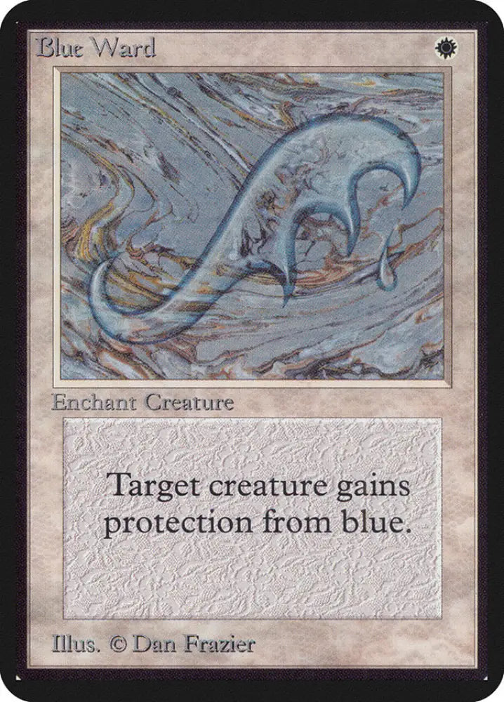 Blue Ward [Alpha Edition] - MTG Single