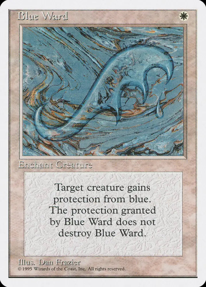 Blue Ward [Fourth Edition] - MTG Single