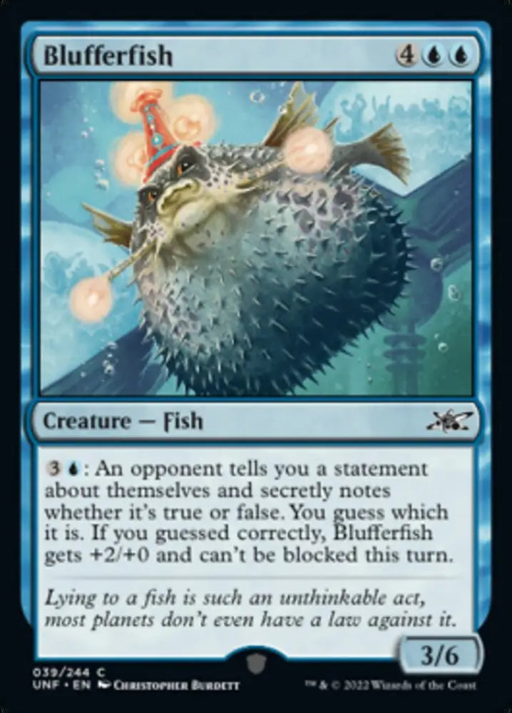 Blufferfish [Unfinity] - MTG Single