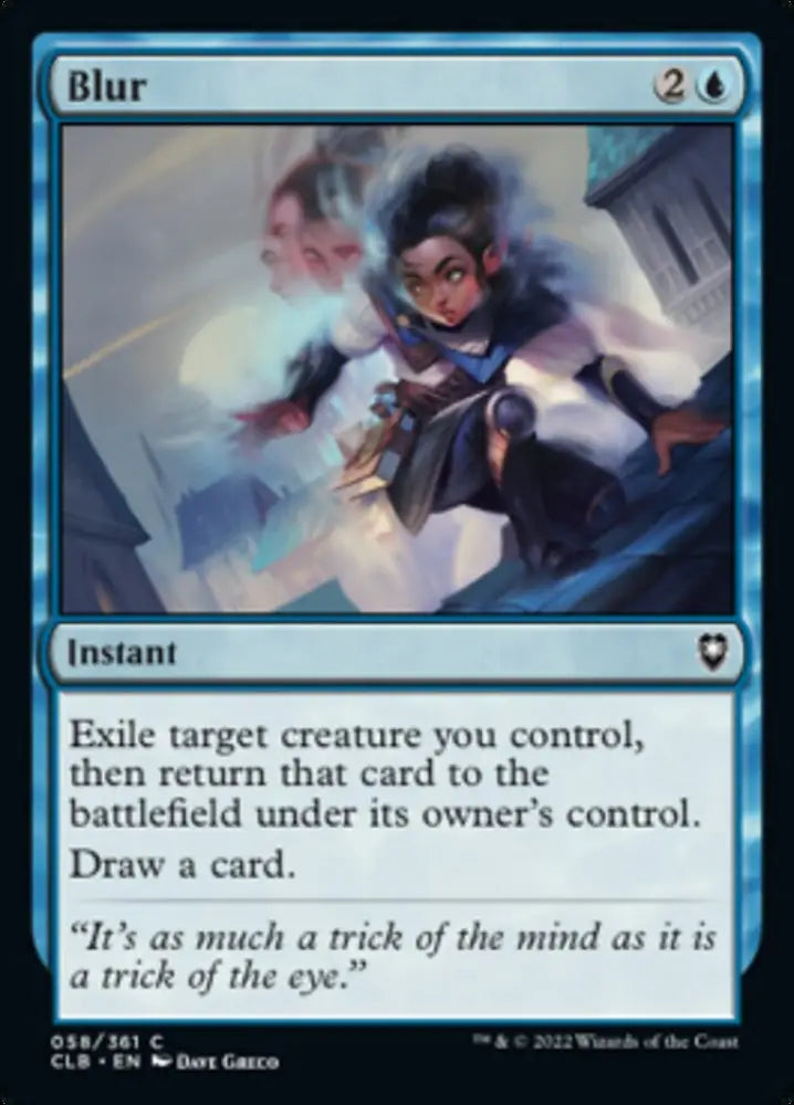 Blur [Commander Legends: Battle for Baldur’s Gate] - MTG Single