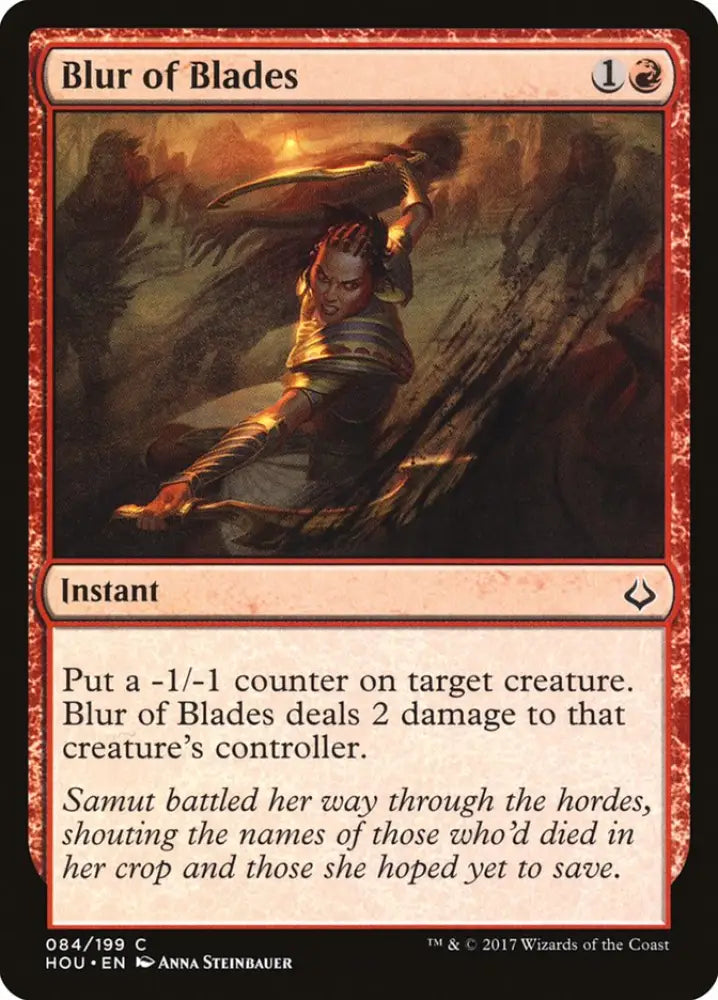 Blur of Blades [Hour of Devastation] - MTG Single