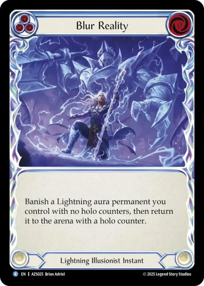 Blur Reality (Blue) (AZS025) [Armory Deck: Zyggy]