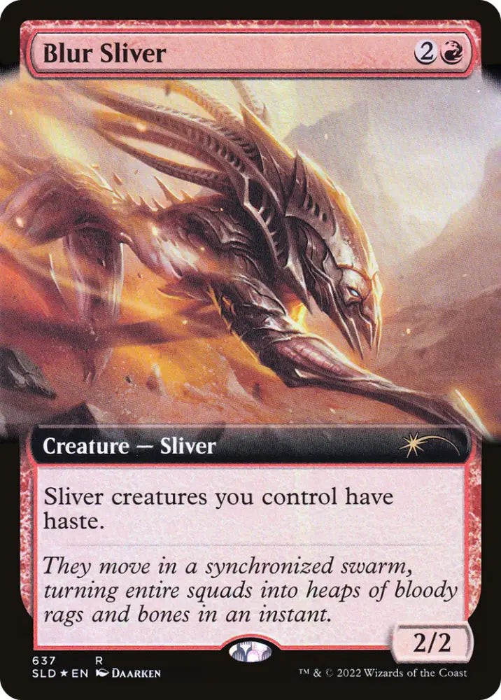 Blur Sliver (Extended Art) [Secret Lair Drop Promos] - MTG Single
