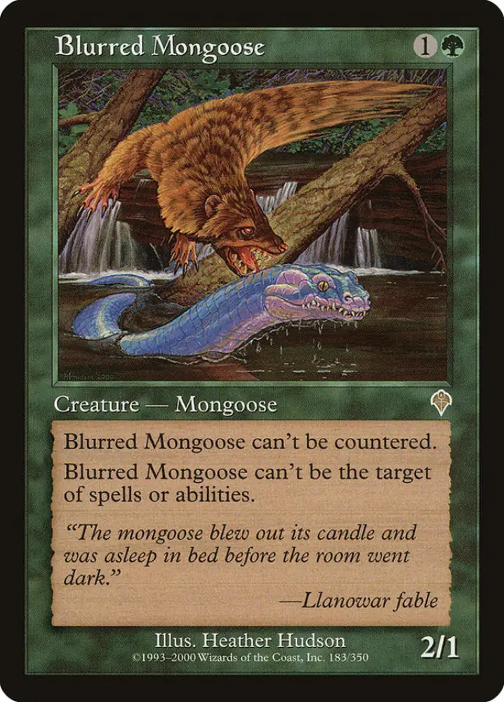 Blurred Mongoose [Invasion] - MTG Single