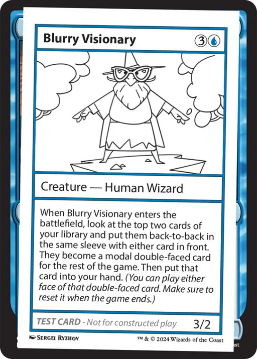 Blurry Visionary [Mystery Booster 2 Playtest Cards] - MTG Single
