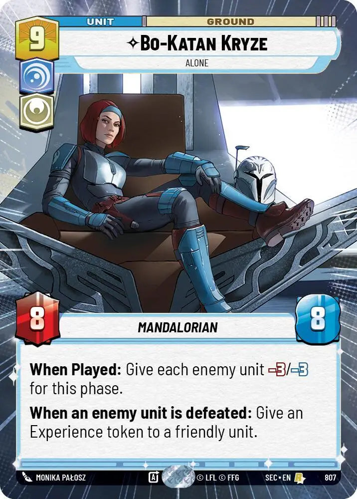 Bo-Katan Kryze - Alone (Hyperspace Foil) (807) [Secrets of Power]