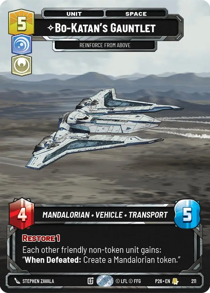 Bo-Katan's Gauntlet - Reinforce from Above (211) [Sector and Regional Promos: Season 2]