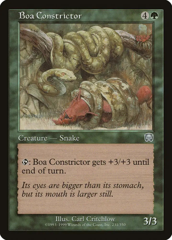 Boa Constrictor [Mercadian Masques] - MTG Single