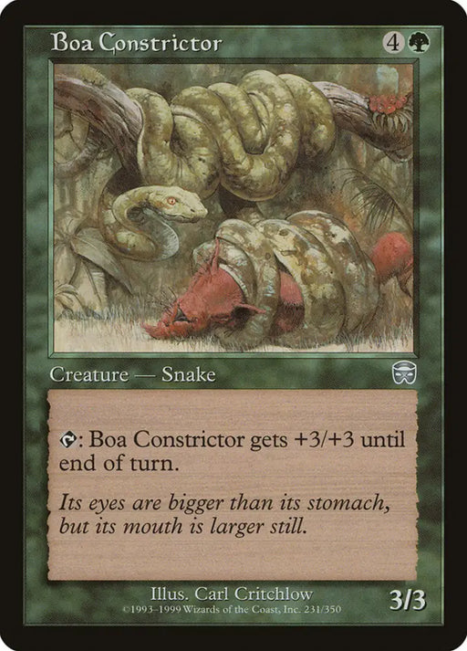 Boa Constrictor [Mercadian Masques] - MTG Single