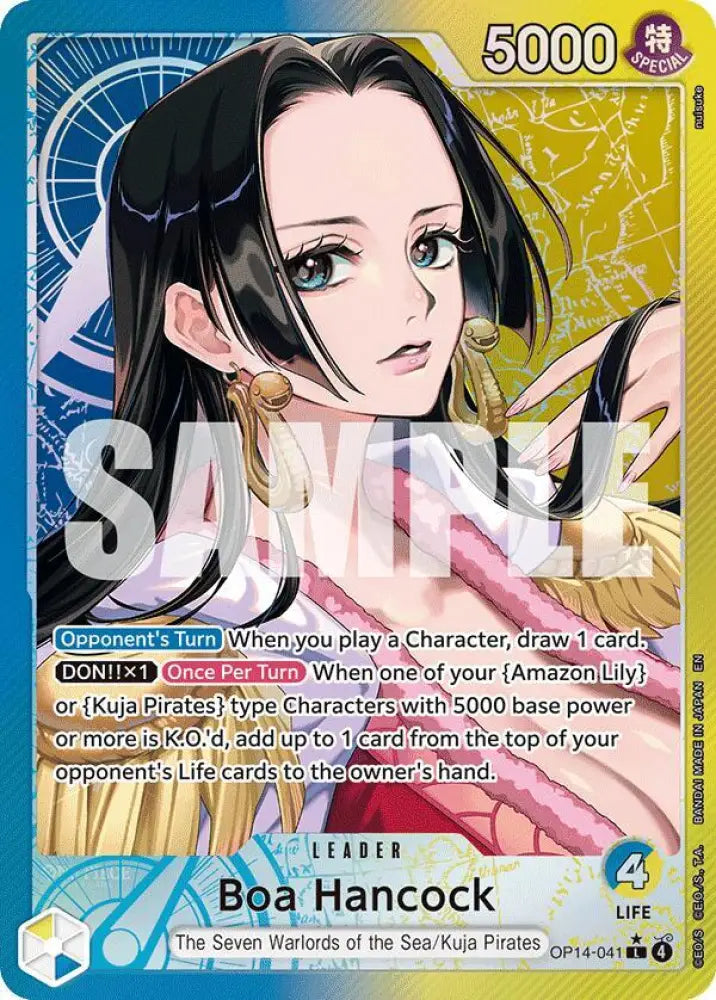 Boa Hancock - OP14-041 (Alternate Art) [The Azure Sea's Seven]