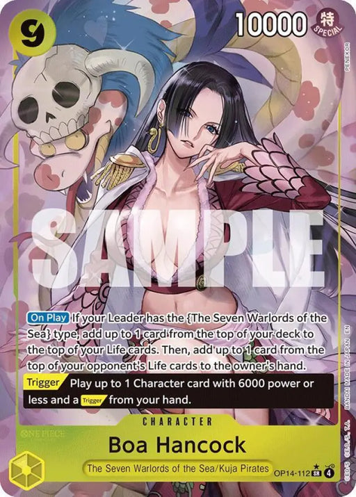 Boa Hancock - OP14-112 (Alternate Art) [The Azure Sea's Seven]