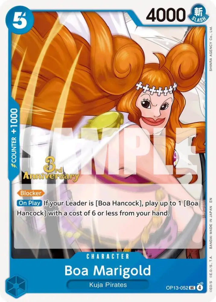 Boa Marigold (OP13-052) [Carrying On His Will: 3rd Anniversary Tournament Cards]