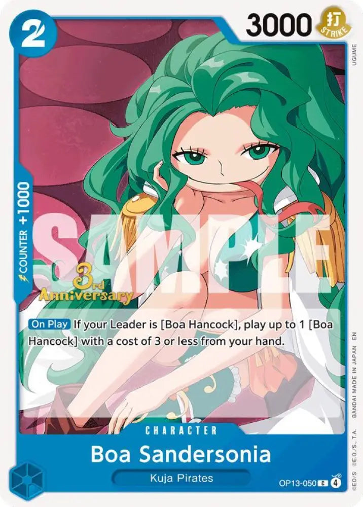 Boa Sandersonia (OP13-050) [Carrying On His Will: 3rd Anniversary Tournament Cards]