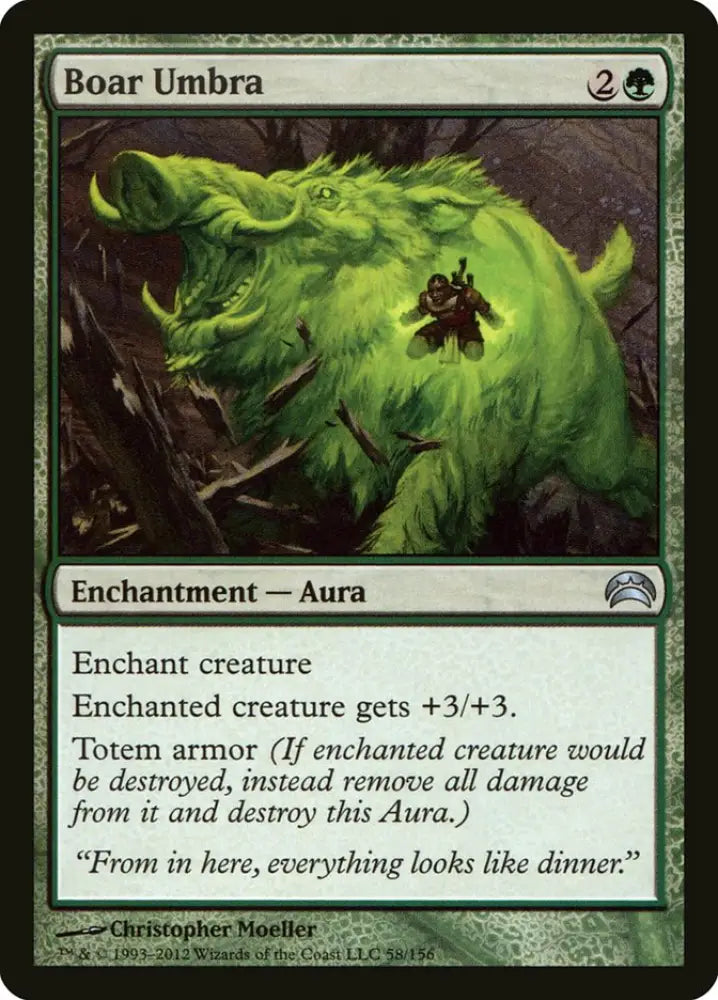 Boar Umbra [Planechase 2012] - MTG Single