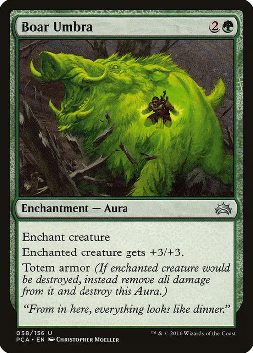 Boar Umbra [Planechase Anthology] - MTG Single