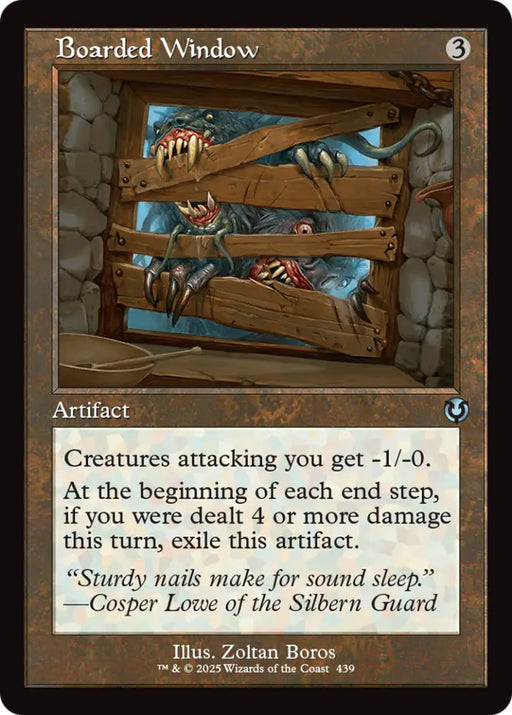 Boarded Window (Retro Frame) [Innistrad Remastered] - MTG Single