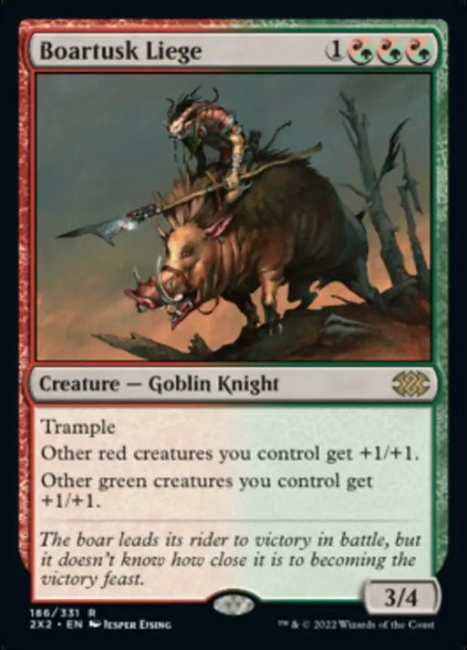 Boartusk Liege [Double Masters 2022] - MTG Single