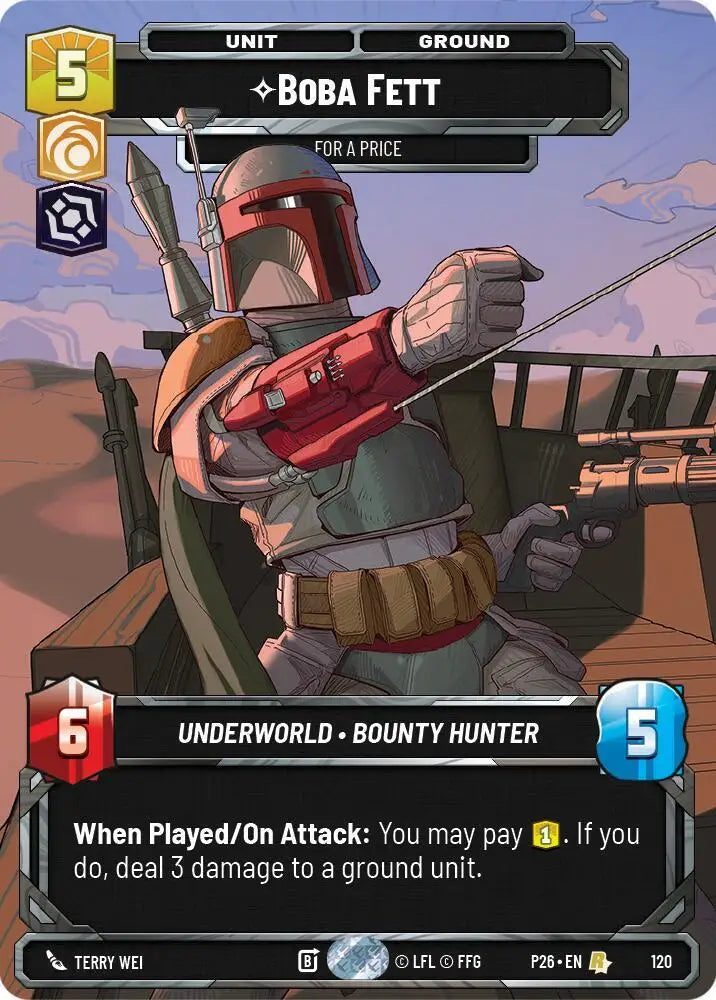 Boba Fett - For a Price (Participation) (120) [Galactic Championship 2026]
