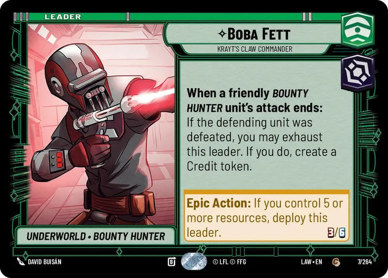 Boba Fett - Krayt's Claw Commander (7/264) [A Lawless Time]