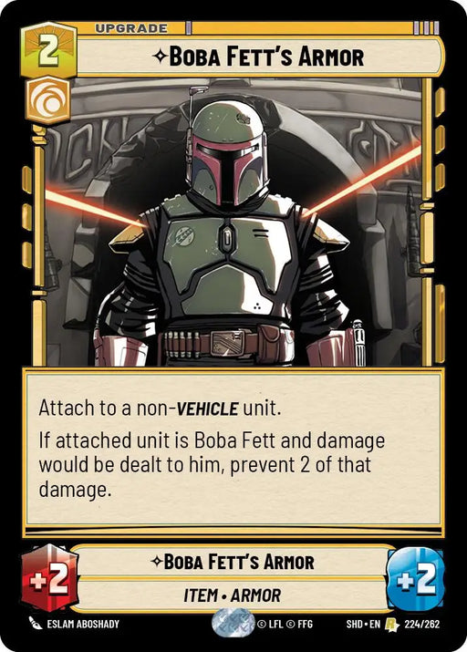Boba Fett’s Armor (224/262) [Shadows of the Galaxy] - Star Wars: Unlimited Single