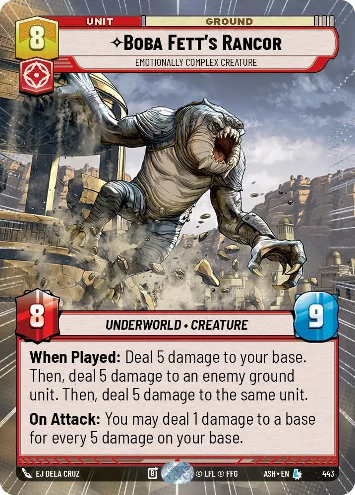 Boba Fett's Rancor - Emotionally Complex Creature (Hyperspace) (443) [Ashes of the Empire]