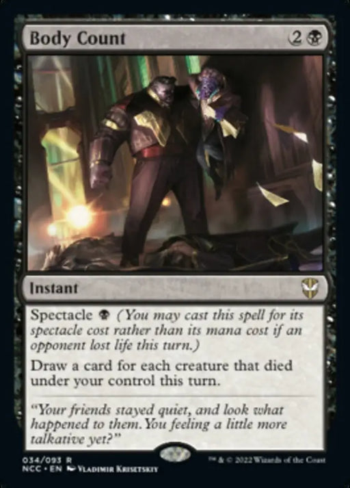 Body Count [Streets of New Capenna Commander] - MTG Single