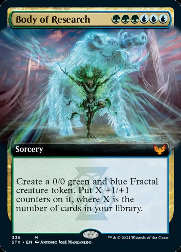 Body of Research (Extended Art) [Strixhaven: School of Mages] - MTG Single