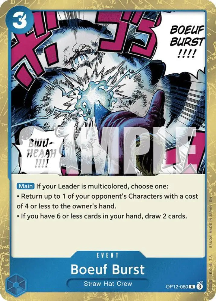Boeuf Burst (OP12-060) [Legacy of the Master]
