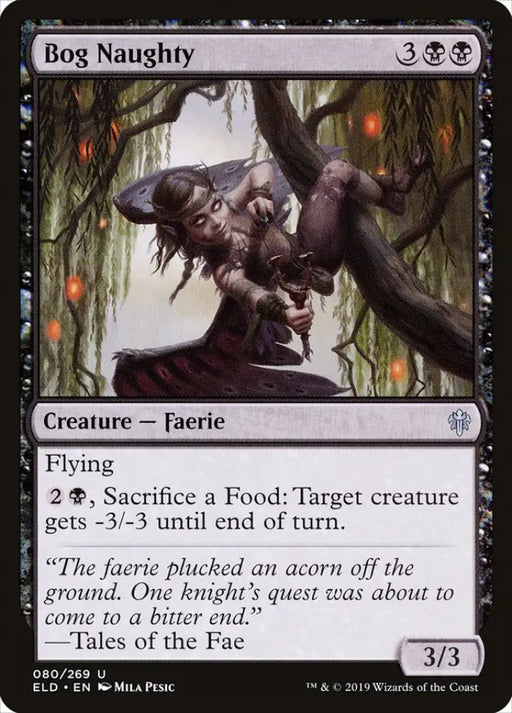 Bog Naughty [Throne of Eldraine] - MTG Single