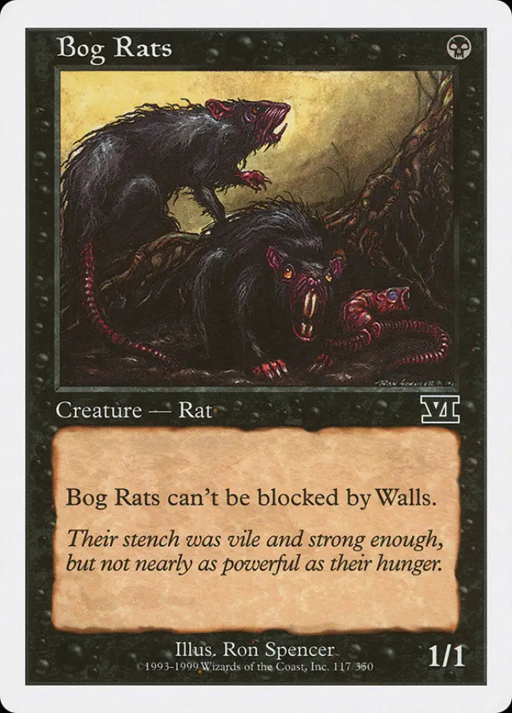 Bog Rats [Classic Sixth Edition] - MTG Single