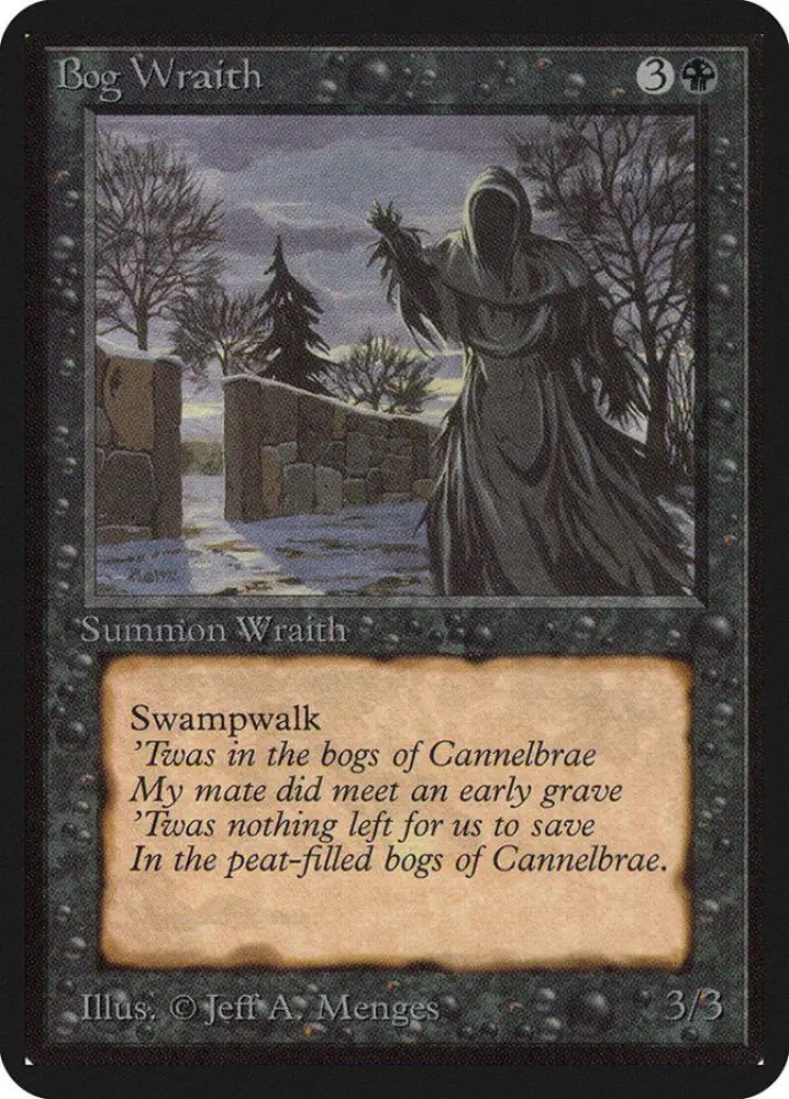 Bog Wraith [Alpha Edition] - MTG Single
