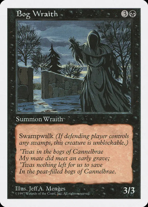 Bog Wraith [Fifth Edition] - MTG Single