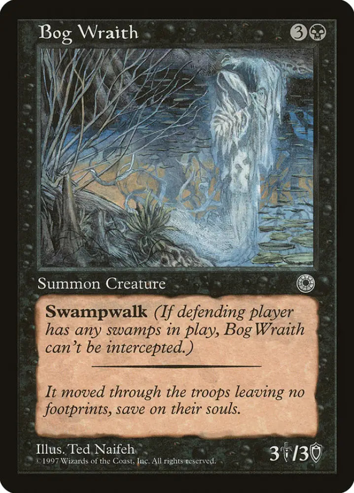 Bog Wraith [Portal] - MTG Single