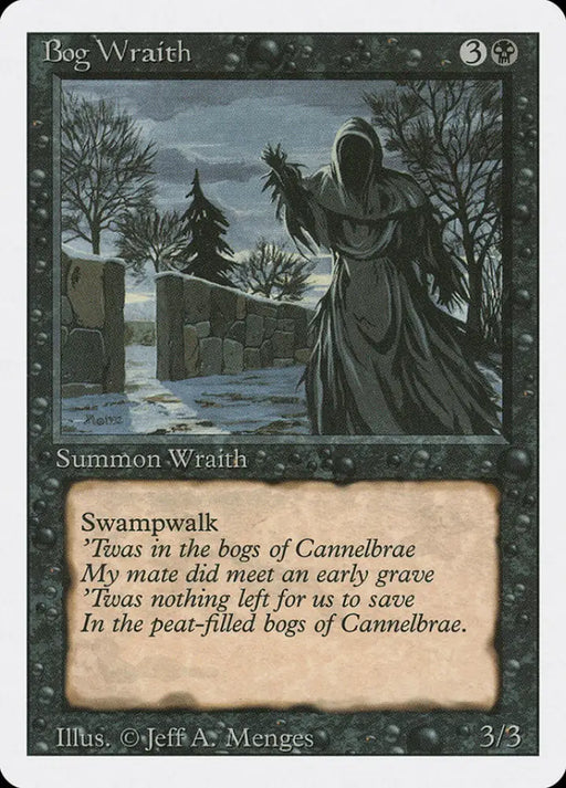 Bog Wraith [Revised Edition] - MTG Single