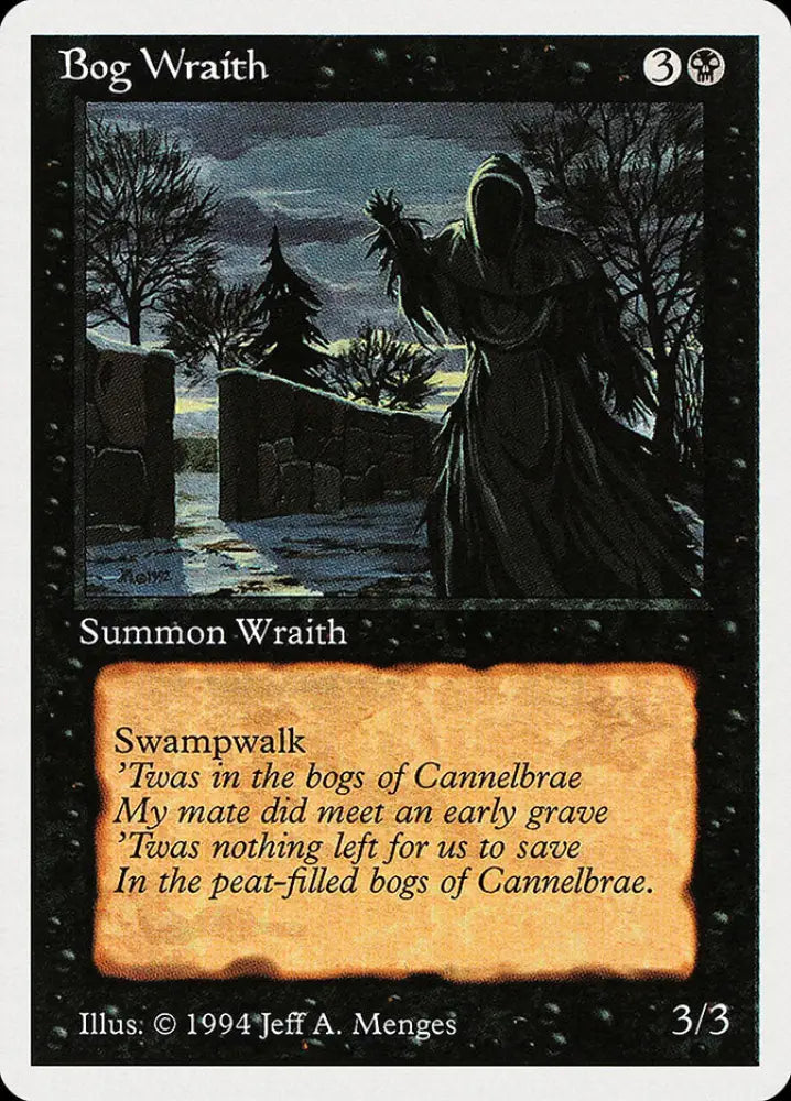 Bog Wraith [Summer Magic / Edgar] - MTG Single