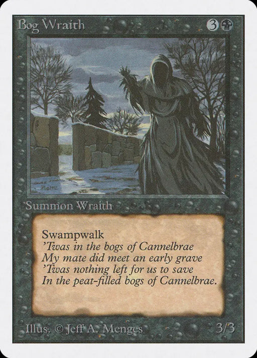 Bog Wraith [Unlimited Edition] - MTG Single