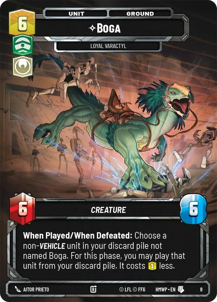 Boga - Loyal Varactyl (8) [Homeworlds: Weekly Play Promos]