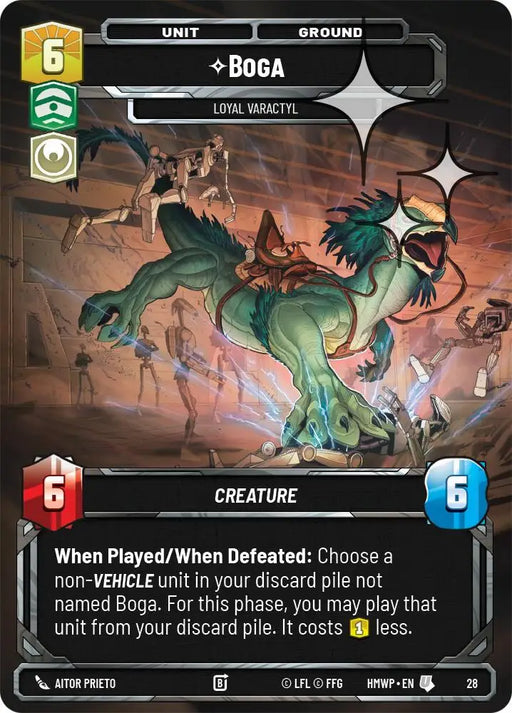 Boga - Loyal Varactyl (Foil) (28) [Homeworlds: Weekly Play Promos]