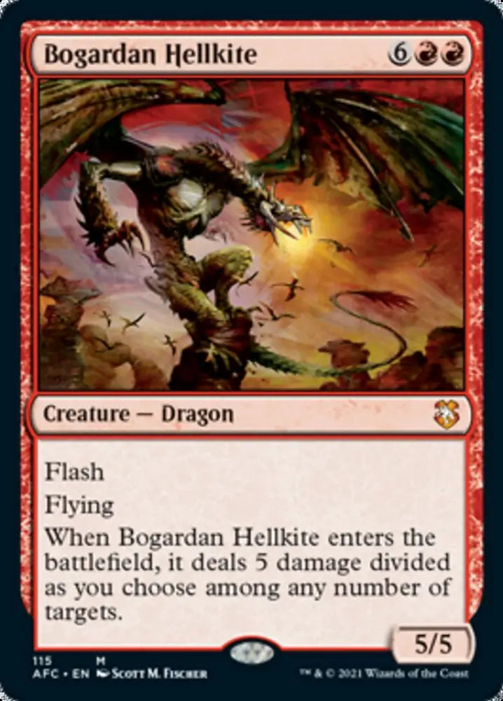 Bogardan Hellkite [Dungeons & Dragons: Adventures in the Forgotten Realms Commander] - MTG Single