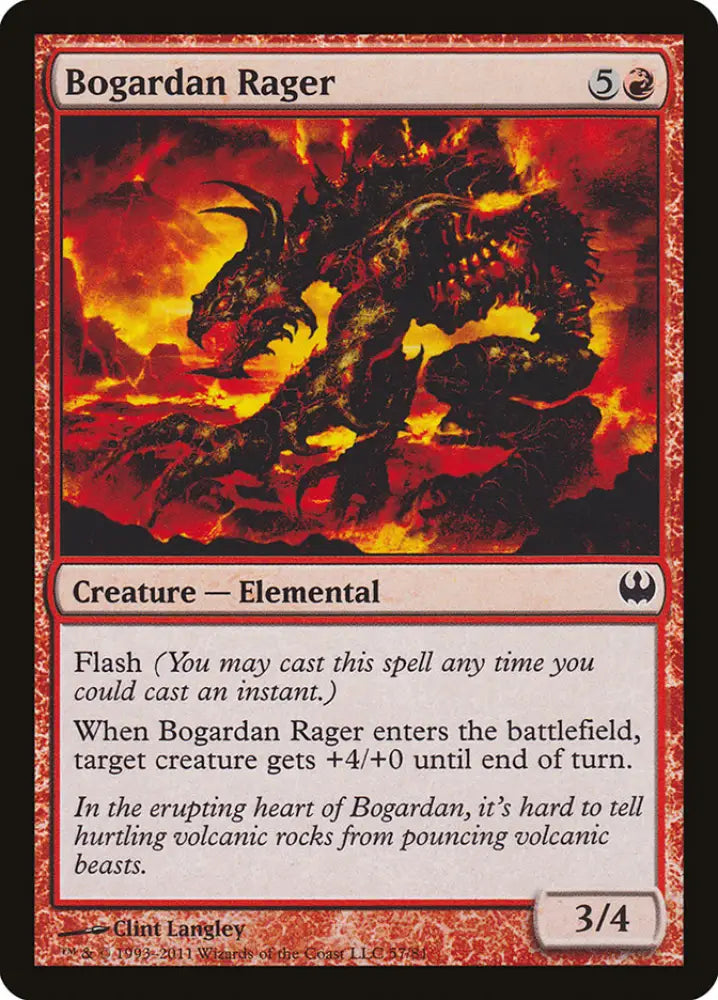 Bogardan Rager [Duel Decks: Knights vs. Dragons] - MTG Single