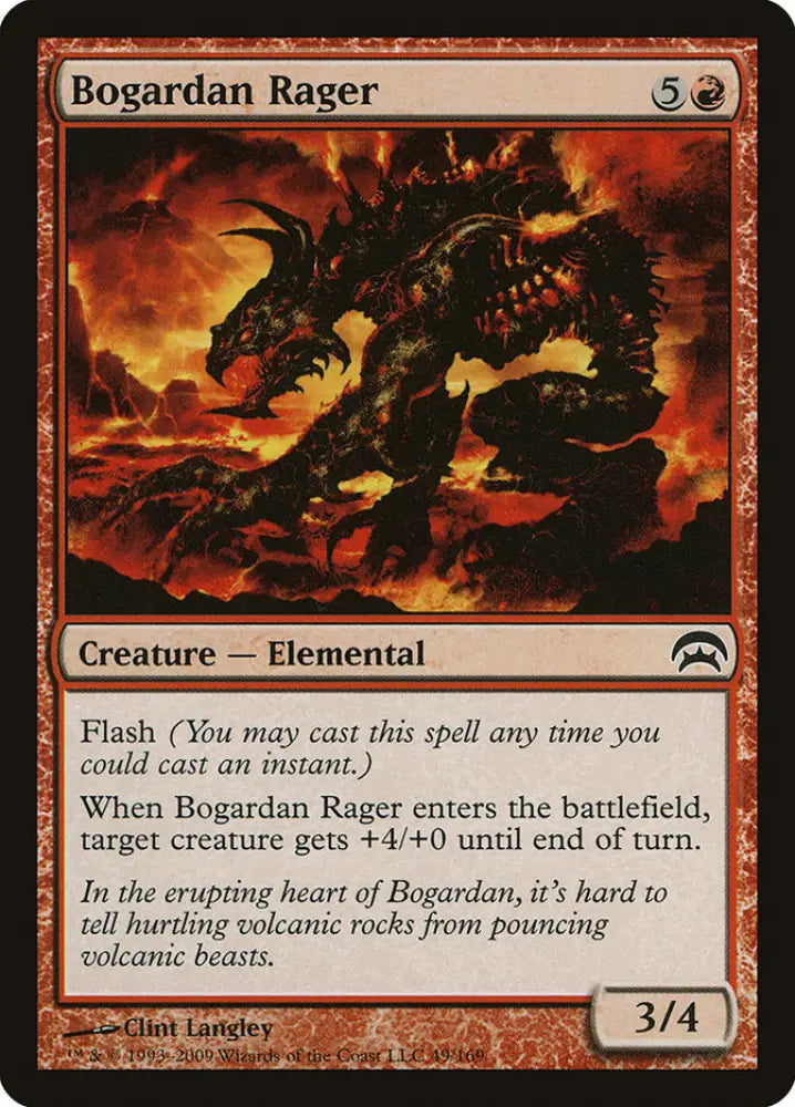 Bogardan Rager [Planechase] - MTG Single