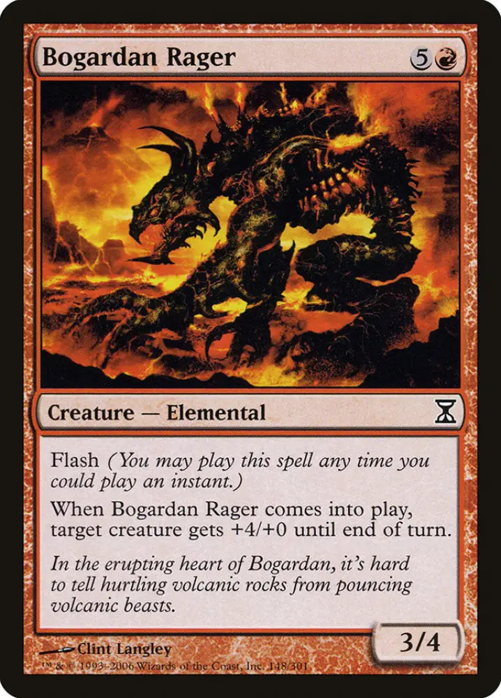 Bogardan Rager [Time Spiral] - MTG Single