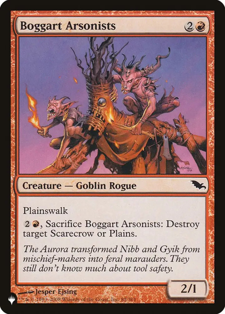 Boggart Arsonists [The List] - MTG Single