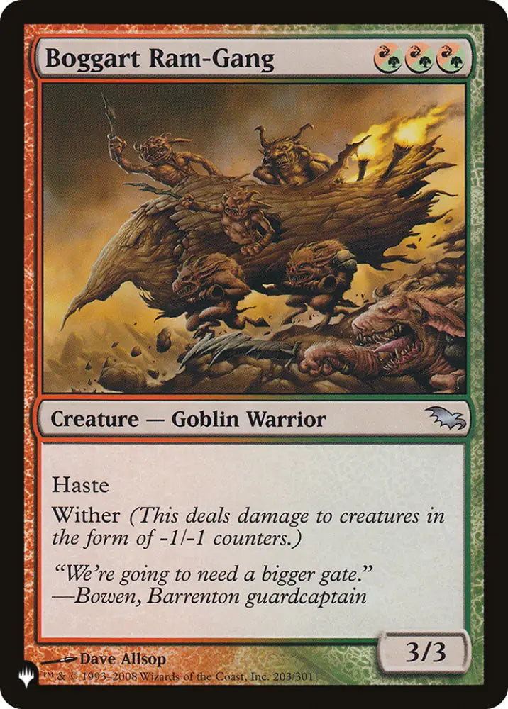 Boggart Ram-Gang [The List] - MTG Single