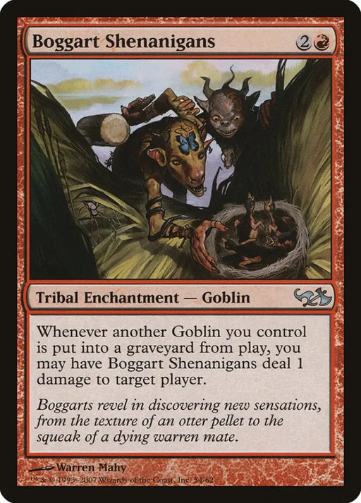 Boggart Shenanigans [Duel Decks: Elves vs. Goblins] - MTG Single