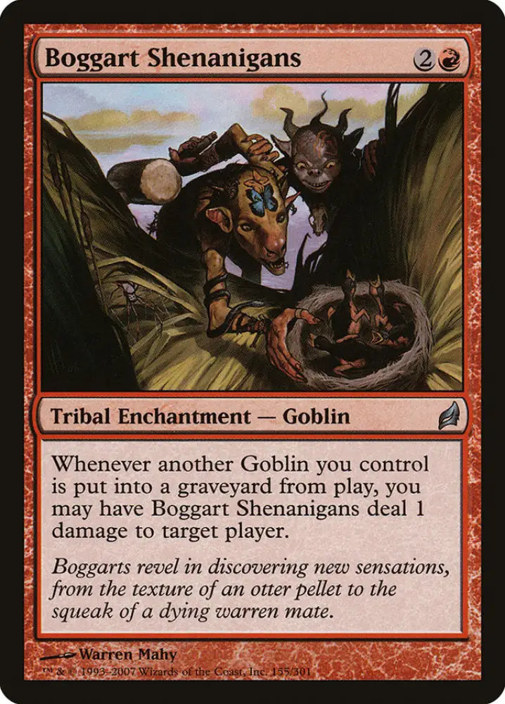 Boggart Shenanigans [Lorwyn] - MTG Single
