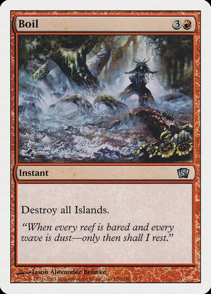 Boil [Eighth Edition] - MTG Single