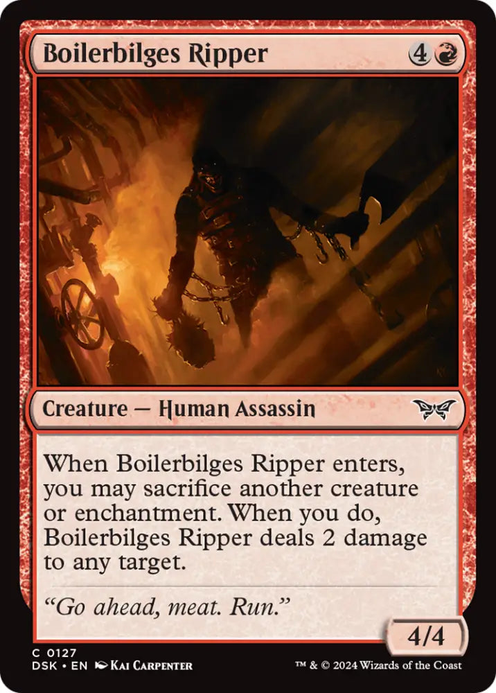 Boilerbilges Ripper [Duskmourn: House of Horror] - MTG Single