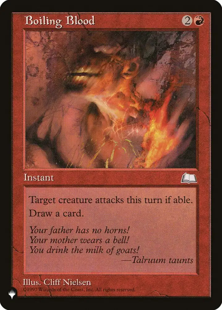 Boiling Blood [The List] - MTG Single